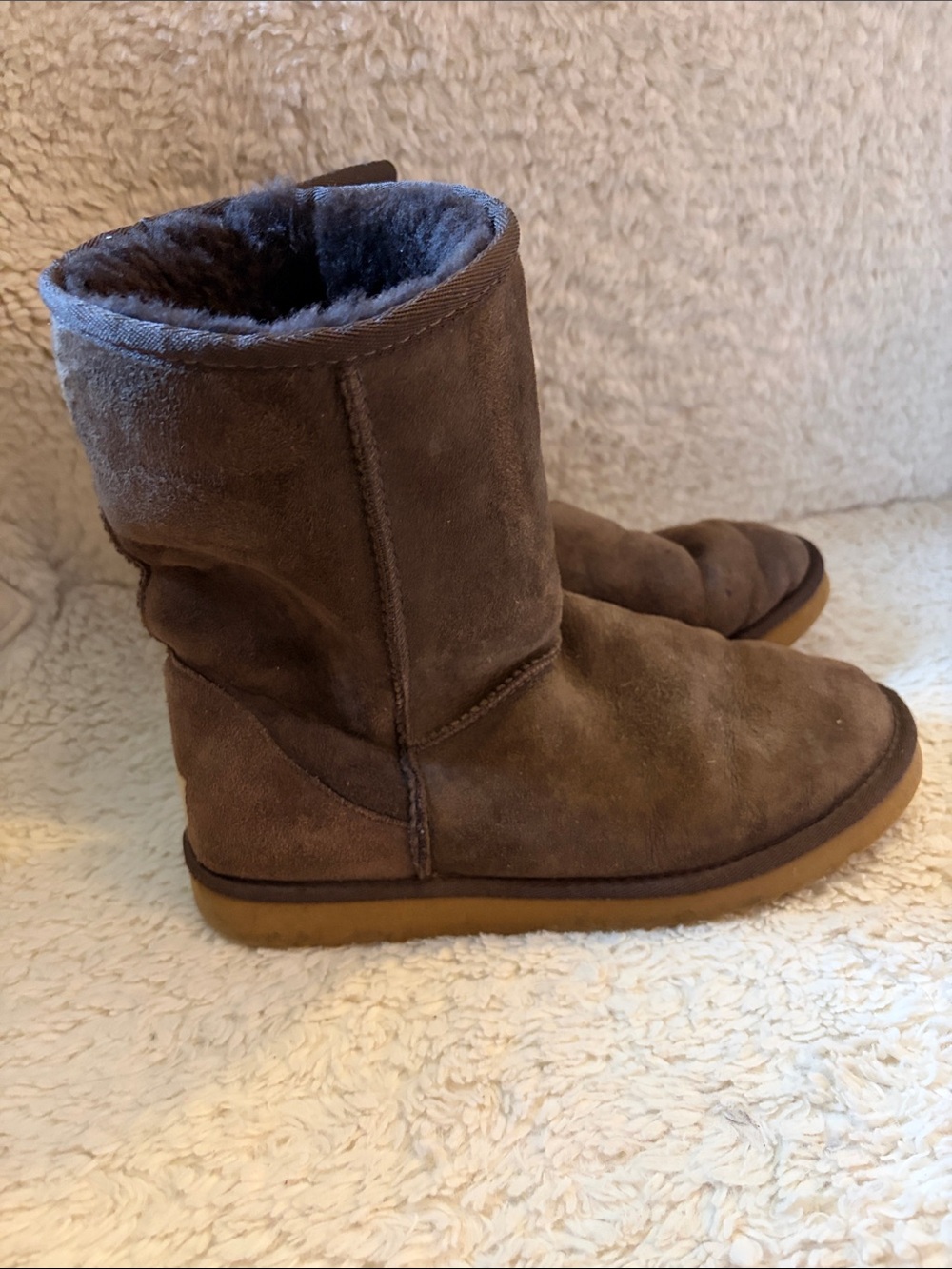 UGG Classic Short Suede Boot in Brown